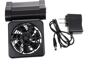 BUGUUYO Shrimp Tank Cooler Fish Tank Cooling Fan Aquarium Chiller Fish Aquarium Supplies Round Edges Us Plug