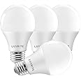 LUXRITE A19 LED Bulb 75W Equivalent, 1100 Lumens, 2700K Warm White, Dimmable Standard LED Light Bulbs 11W, Enclosed Fixture Rated, Energy Star, E26 Medium Base - Indoor and Outdoor (4 Pack)