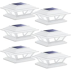 SIEDiNLAR Solar Post Lights Outdoor 2 Modes LED