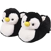 Penguin Cute Women Slippers Funny Animal Slippers Novelty Plush Slippers Fluffy Fuzzy Winter Warm Bedroom House Shoes Cartoon Slippers for Women Men Teen Girls