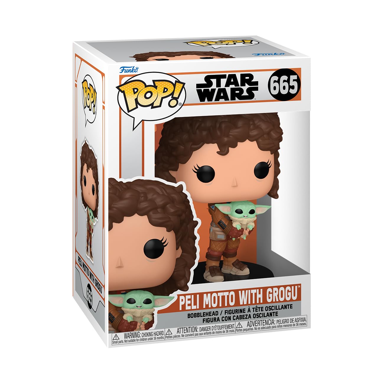 Funko POP! Vinyl: Star Wars - Peli Motto With Grogu Collectable Figure