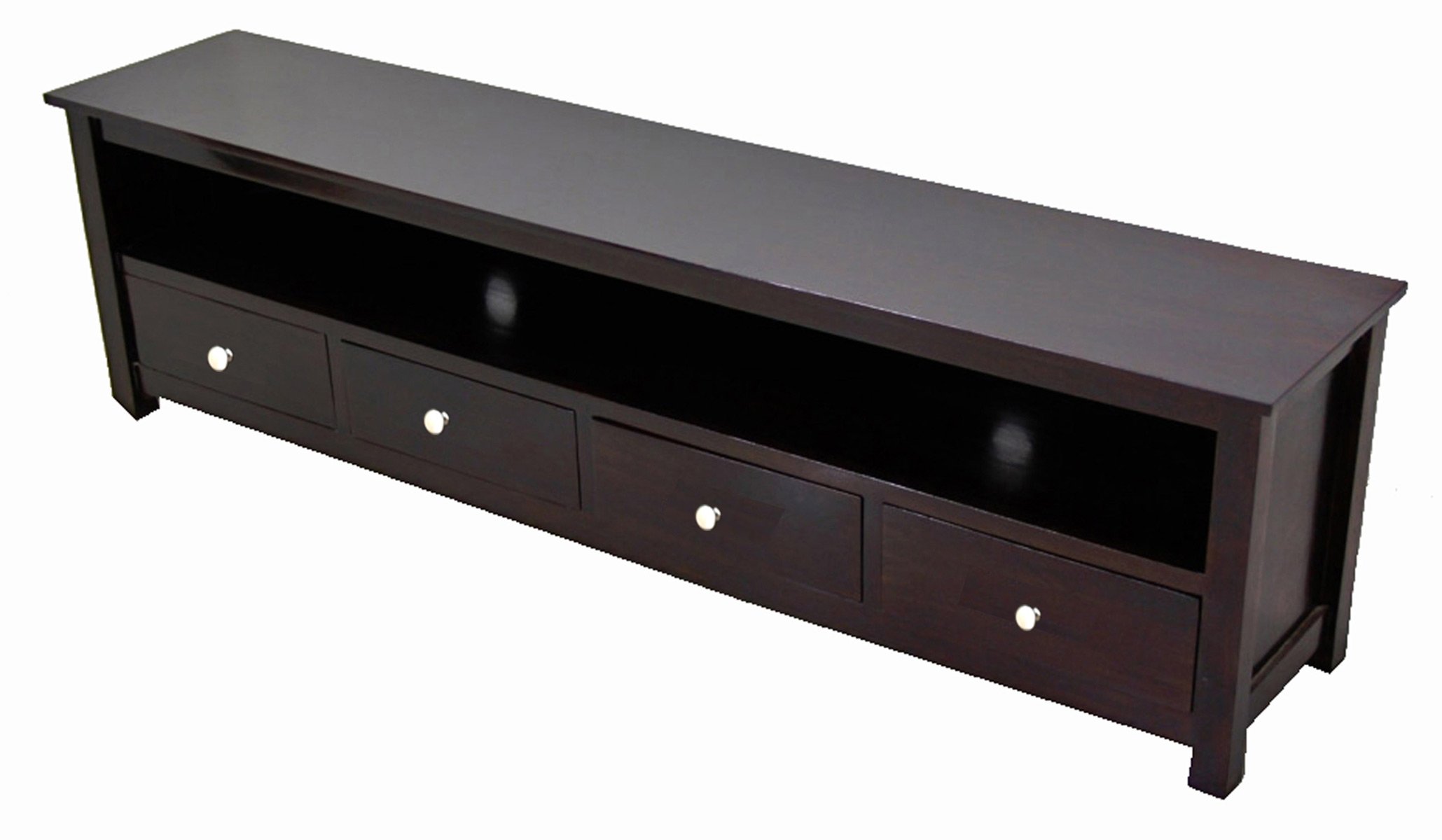 DAINTREE Timbertaste Sheesham Wood 1.96 Meter Dolly 4 Draw TV Unit