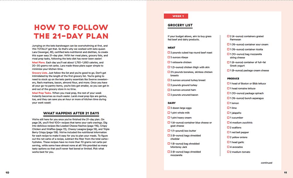Keto For Carb Lovers: 100+ Amazing Low-Carb, High-Fat Recipes & 21-Day Meal Plan - A Planner To Help Guide you on your Ketogenic Journey
