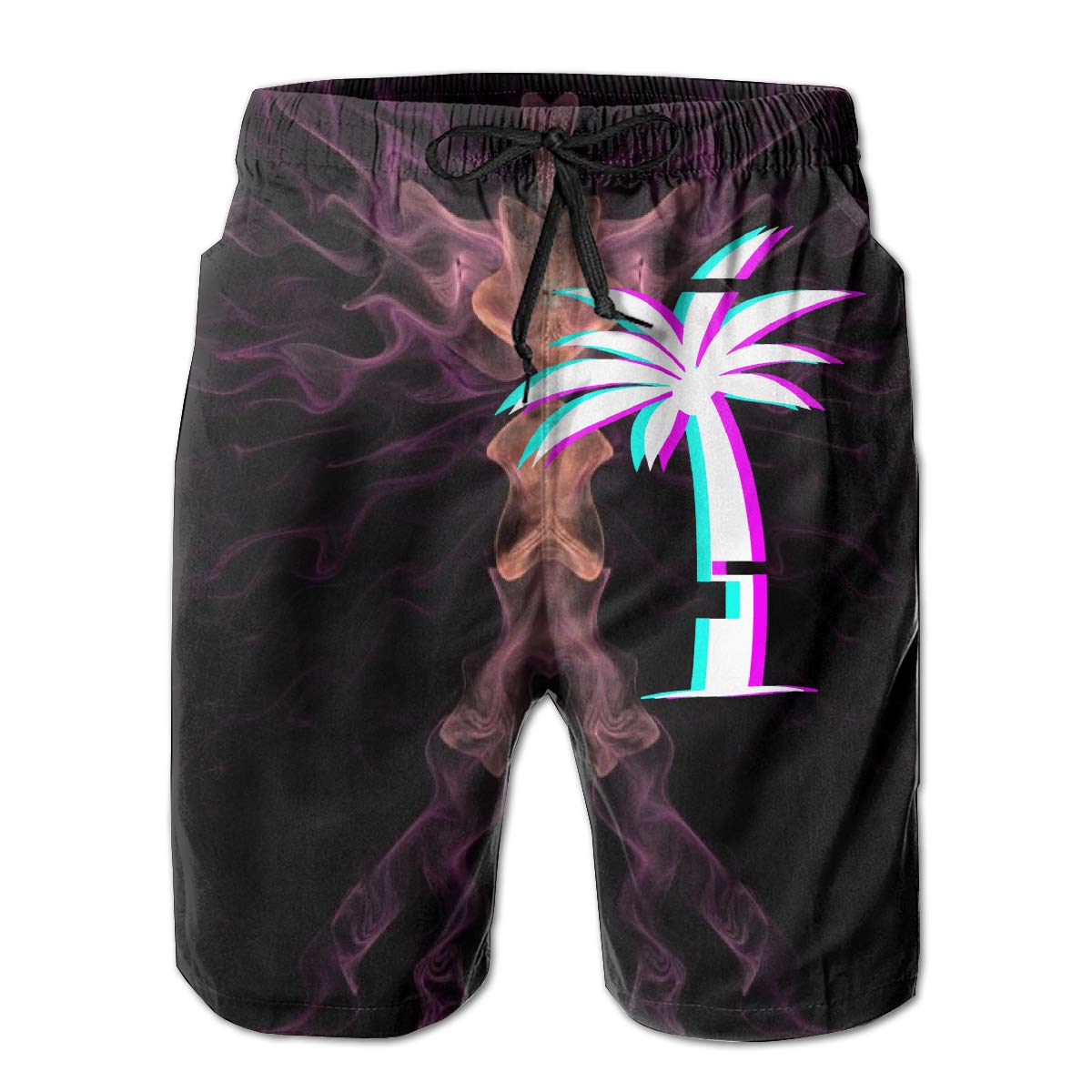 vaporwave swim trunks