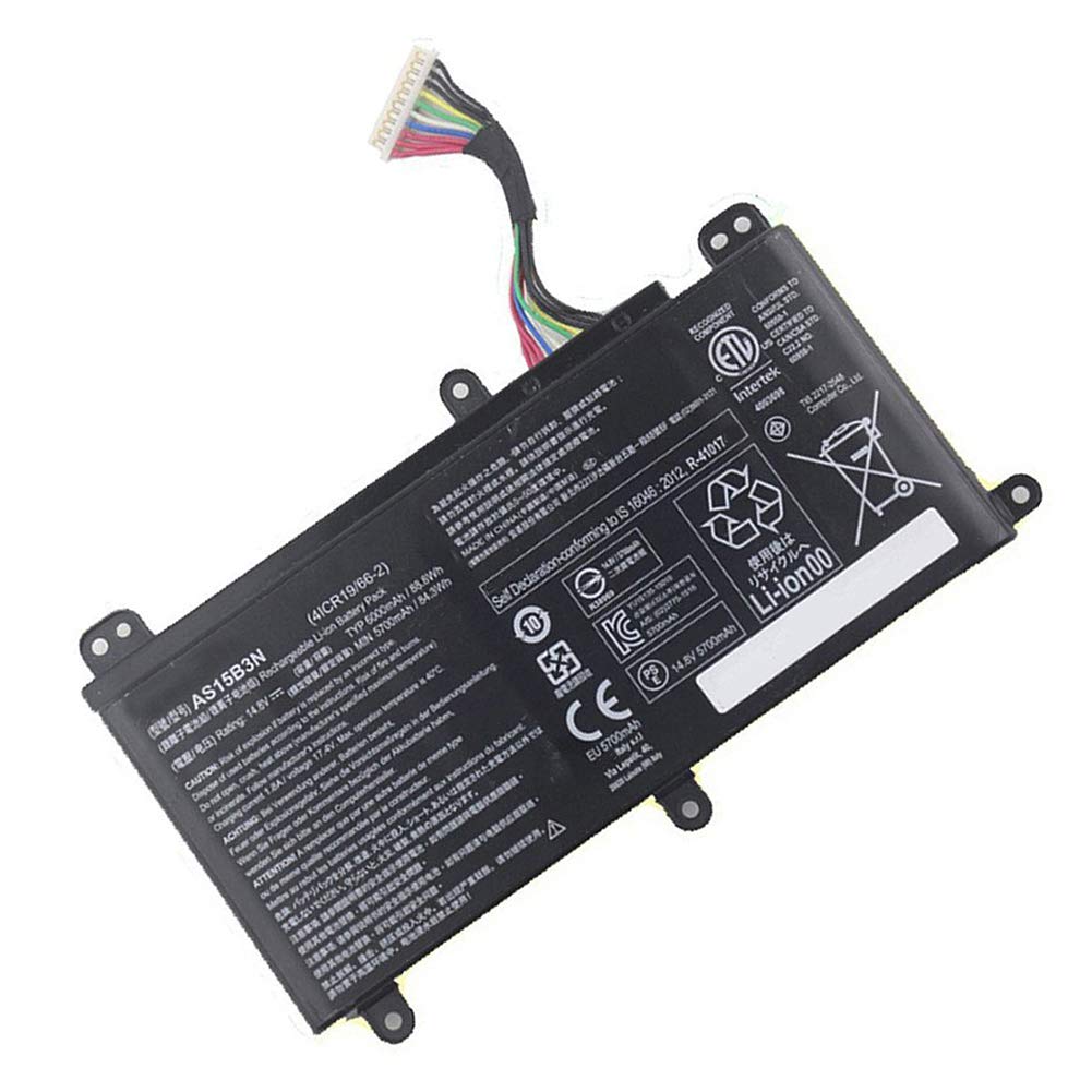 XITAIAN AS15B3N 14.8V 88.8Wh 6000mAh KT.00803.004 4ICR19/66-2 Replacement Laptop Battery for Acer Predator G9-591 G9-592 G9-791 G9-792 GX-791 Series
