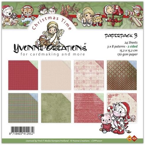 Card Deco Yvonne Creations-Paperpack 3