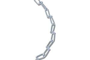 Koch Industries A15932 3/0 Double Loop Electro Galvanized Chain, 20-Feet, Zinc Plated