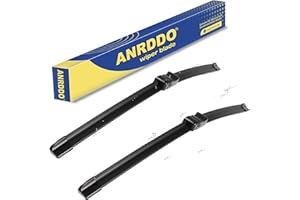 ANRDDO Wipers Factory Replacement For BMW F01 F02 F04 F07 F10 M5 5 & 7 - Series 2010-2016 Original Equipment Windshield Wiper Blades Set - 26"+18" Side Lock (Set of 2) Not for J HOOK