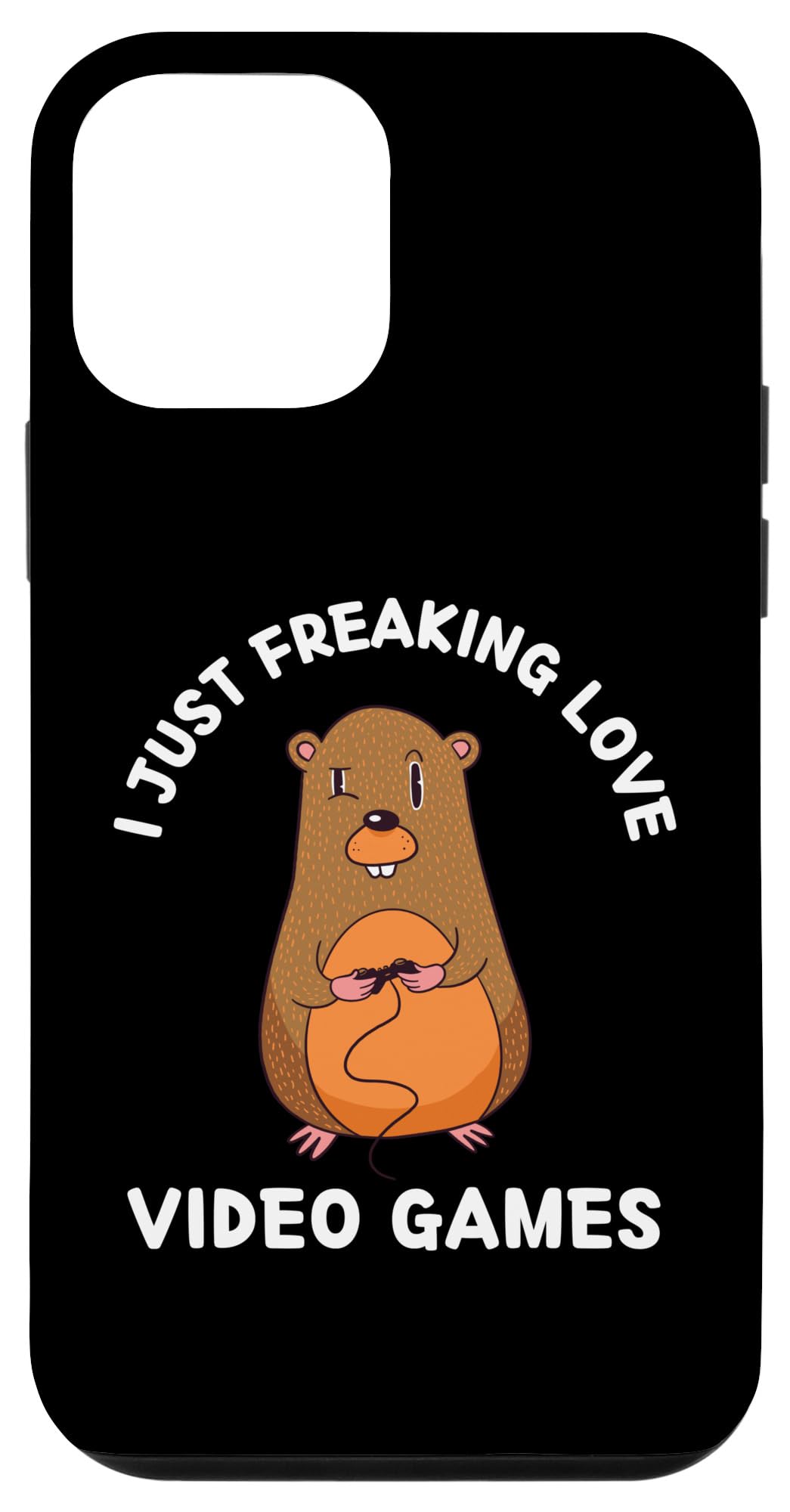 iPhone 12 mini Cute Kawaii Gopher I Just Freaking Love Video Games Lover Case