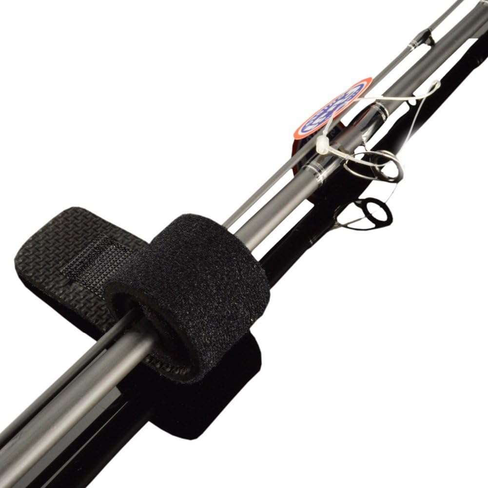 Fishing Rods Belt Stretchy Rod Straps Fishing Tackle Ties Cable Fishing Rod Holders Fit for Casting Rods, Spinning Rods and Fly Rods (5 Color, 10 pcs): Clothing
