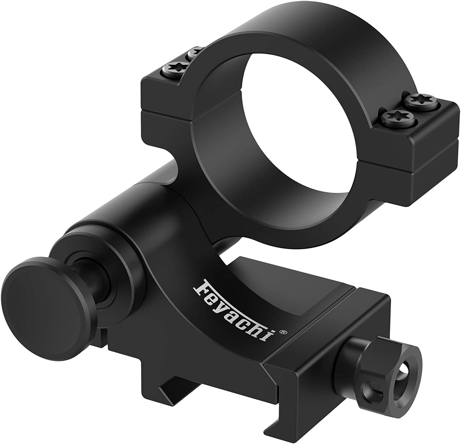 Feyachi T15 Flip to Side Mount 30MM for Red Dot Magnifier Compatible with Picatinny Rail