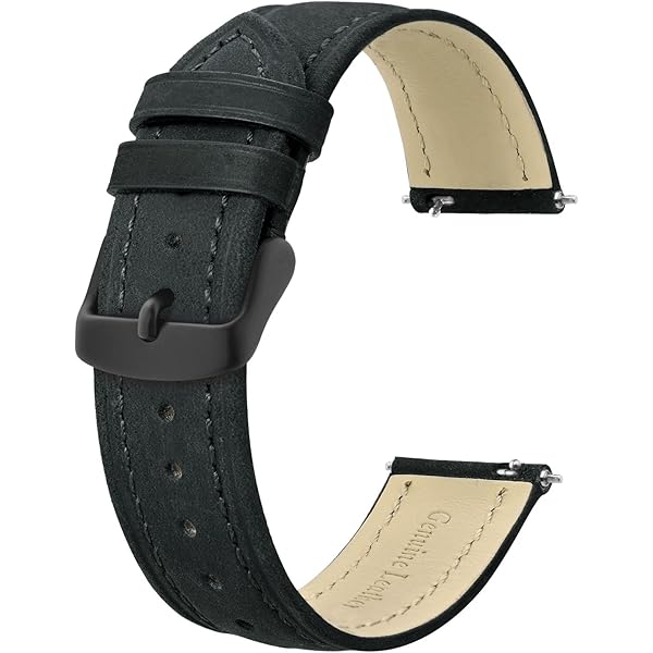 Bandini Mens Leather Rally Strap - Breathable Perforated