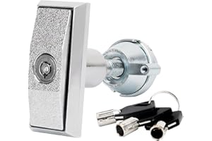 Vleant Universal Vending Machine Lock with 3 Keys Buy Vending Machine Lock Long and Short Models Versatile Replacement Security Solution-(Short)