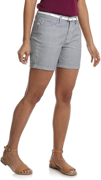 womens lee mid rise shorts
