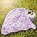 iNNEXT 3 Pack Puppy Blanket for Pet Cushion Small Dog Cat Bed Soft Warm Sleep Mat, Pet Dog Cat Puppy Kitten Soft Blanket Doggy Warm Bed Mat Paw Print