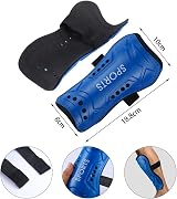 Yoosso Kids Shin Pads Football Shin Guards Ankle Protection Boys view 3