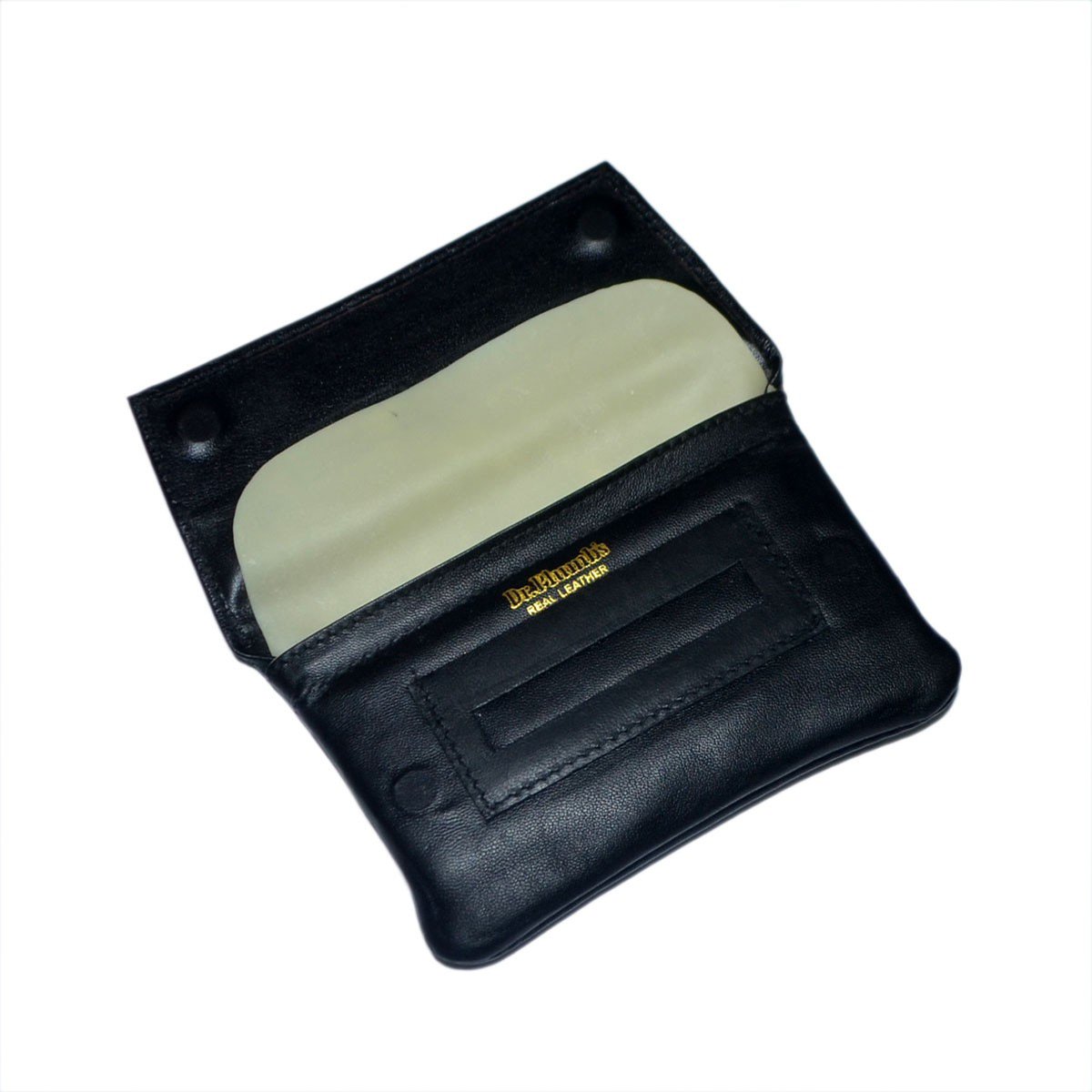 P35502 - Dr Plumb Wallet & Cigarette Paper Holder Leather Tobacco Pouch