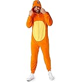 Opposuits Adult Unisex Onesie - Pokémon One-piece Pajamas - Loose Fit - Including Pockets - Yellow