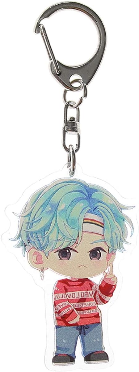 Constance Fashionable KPOP Key Chain Wings Keyring Bangtan Boys Keychain J-HOPE SUGA JIMIN Fashion(None SUGA)