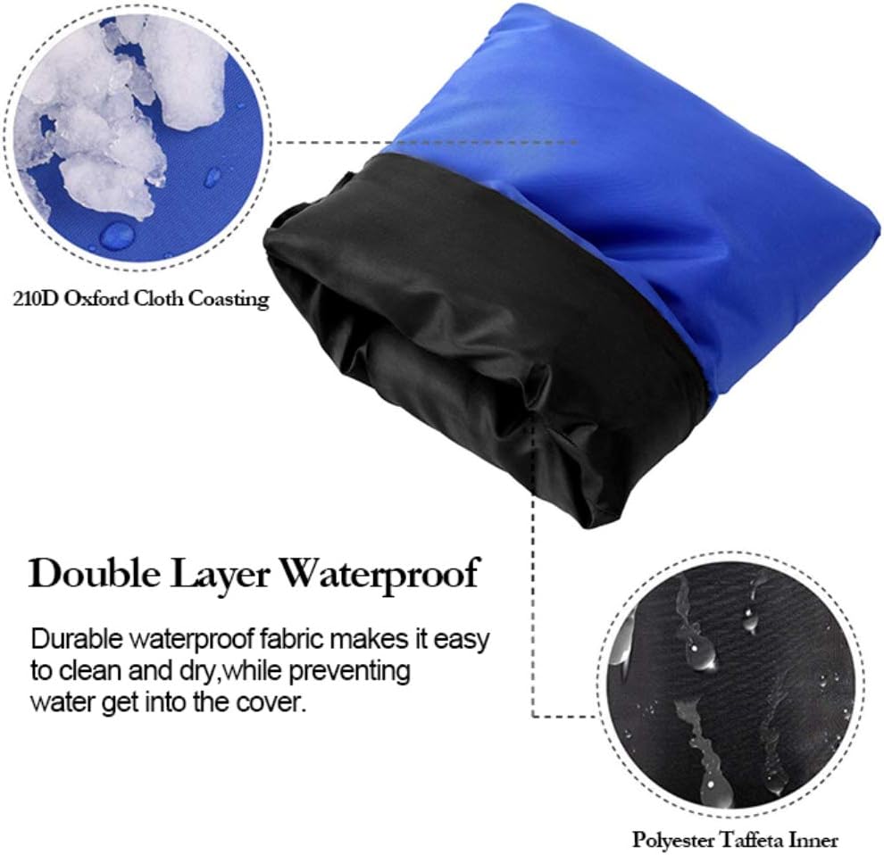 Enlarge Outdoor Faucet Covers for Winter, XL Faucet Protector, 10”H x 6.3”W, Set of 2, Fit for Wall Faucets Outside, Waterproof Insulated Spigot Cover for Freeze Protection, Reusable Faucet Sock : Garden & Outdoor