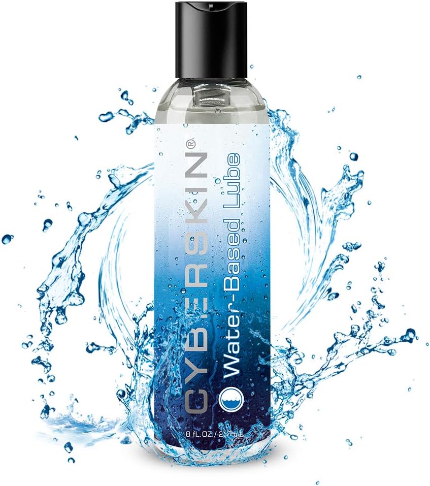 Cyberskin Natural Personal Lubricant, Water Based Lube8 Fl.oz, Super