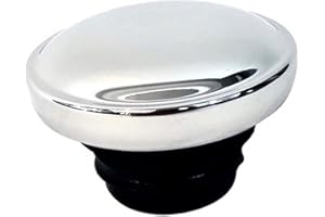 EAGLE SKULL Screw-in Ratcheting Chrome Vented Gas Cap Motorcycle Tank Sportster Bobber Harley Dyna Chopper Fuel Caps Bike OEM 61272-92A 91A Drag Specialties 139568 390281 V Twin 38-0325 Softail 1996-2017