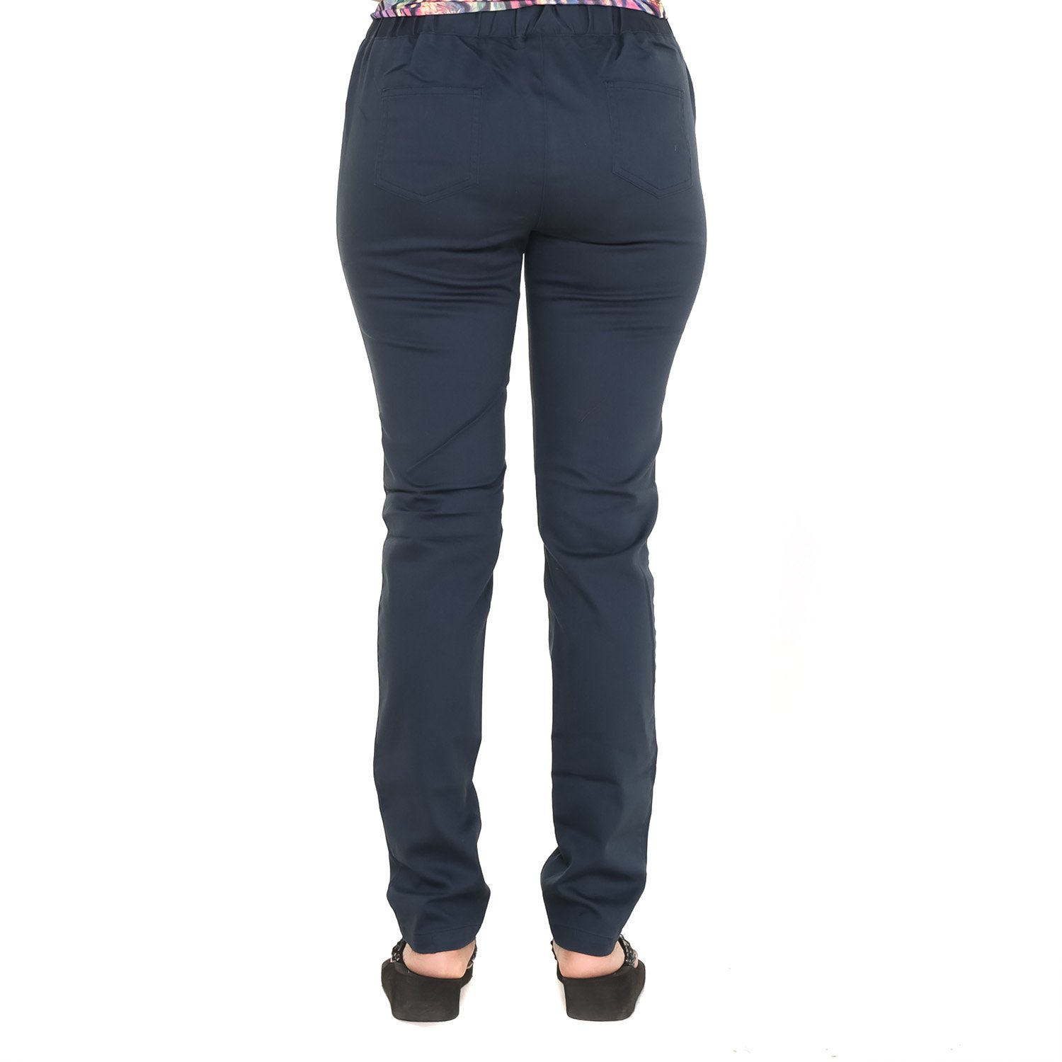 twist women's cotton strech spandex jeggings (blue) with contrast & free shipping