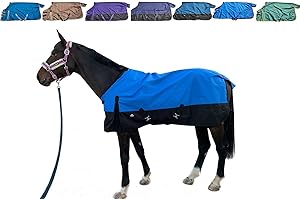 TGW RIDING 1200Denier Waterproof and Breathable Horse Sheet Tgw Rding Horse Blanket (82", Royal Blue)