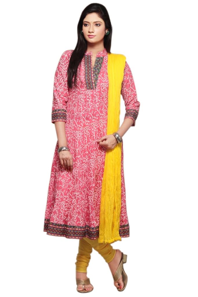 vastra vinod women cotton anarkali suit
