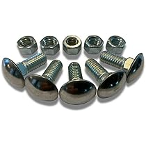 GM Bumper Bolt & Nut Kit - Stainless Steel, 3/8-16 X 1", For Chevy, Buick, Pontiac, Cadillac Classics