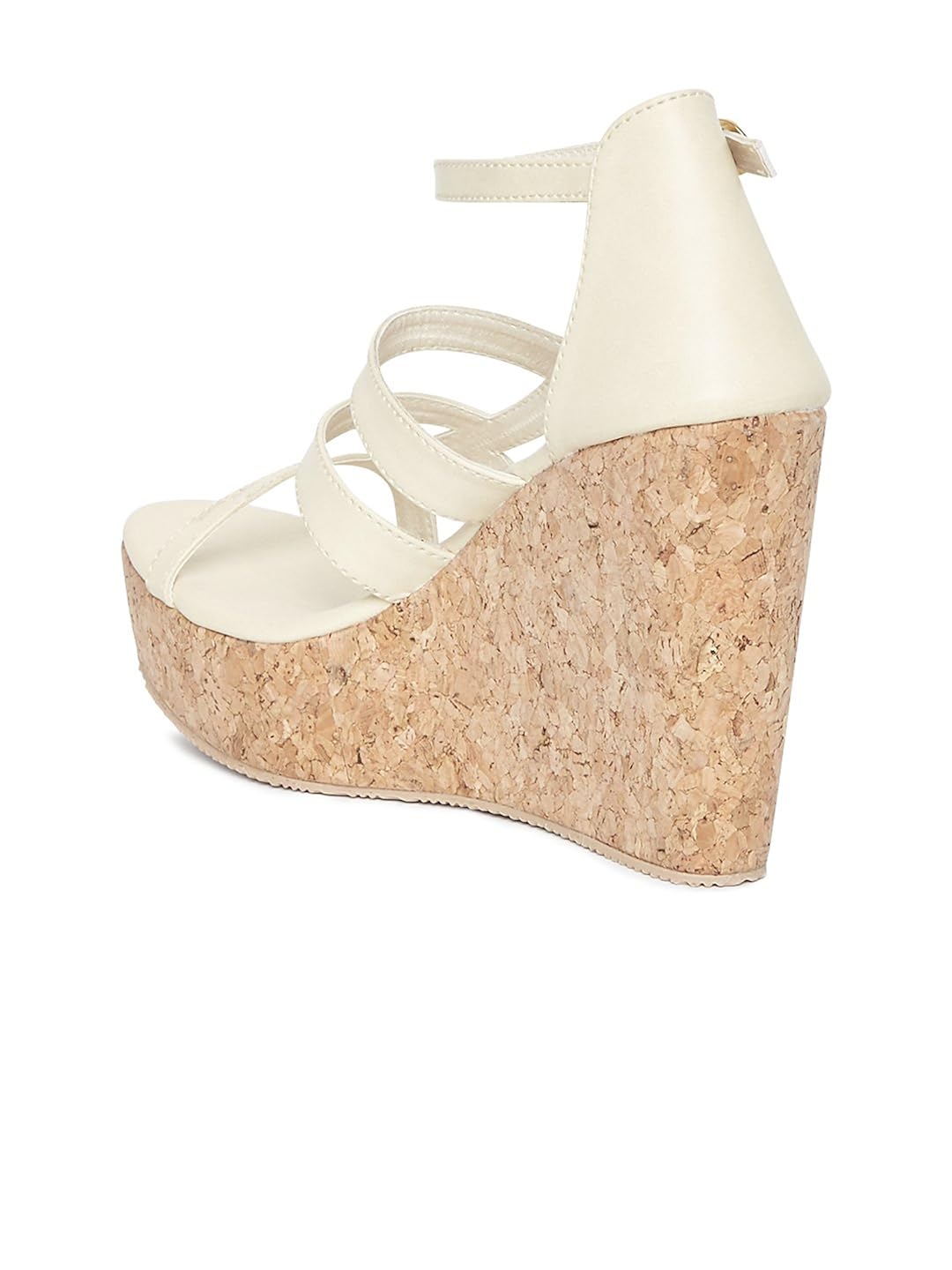 marc loire women's cream solid heels