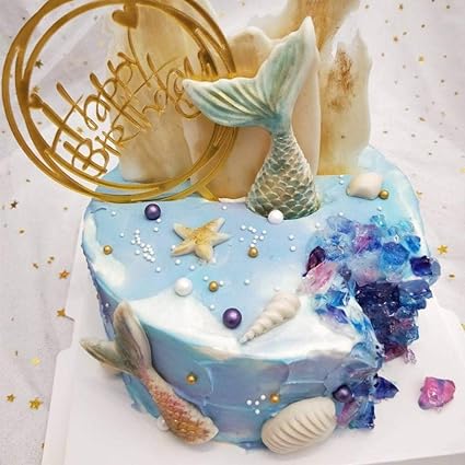 Buy Womdee Mermaid Tail Seashell Seaweed Polymer Clay Silicone