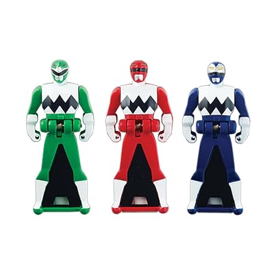 Power Rangers Super Megaforce - Lost Galaxy Legendary Ranger Key Pack, RedBlueGreen