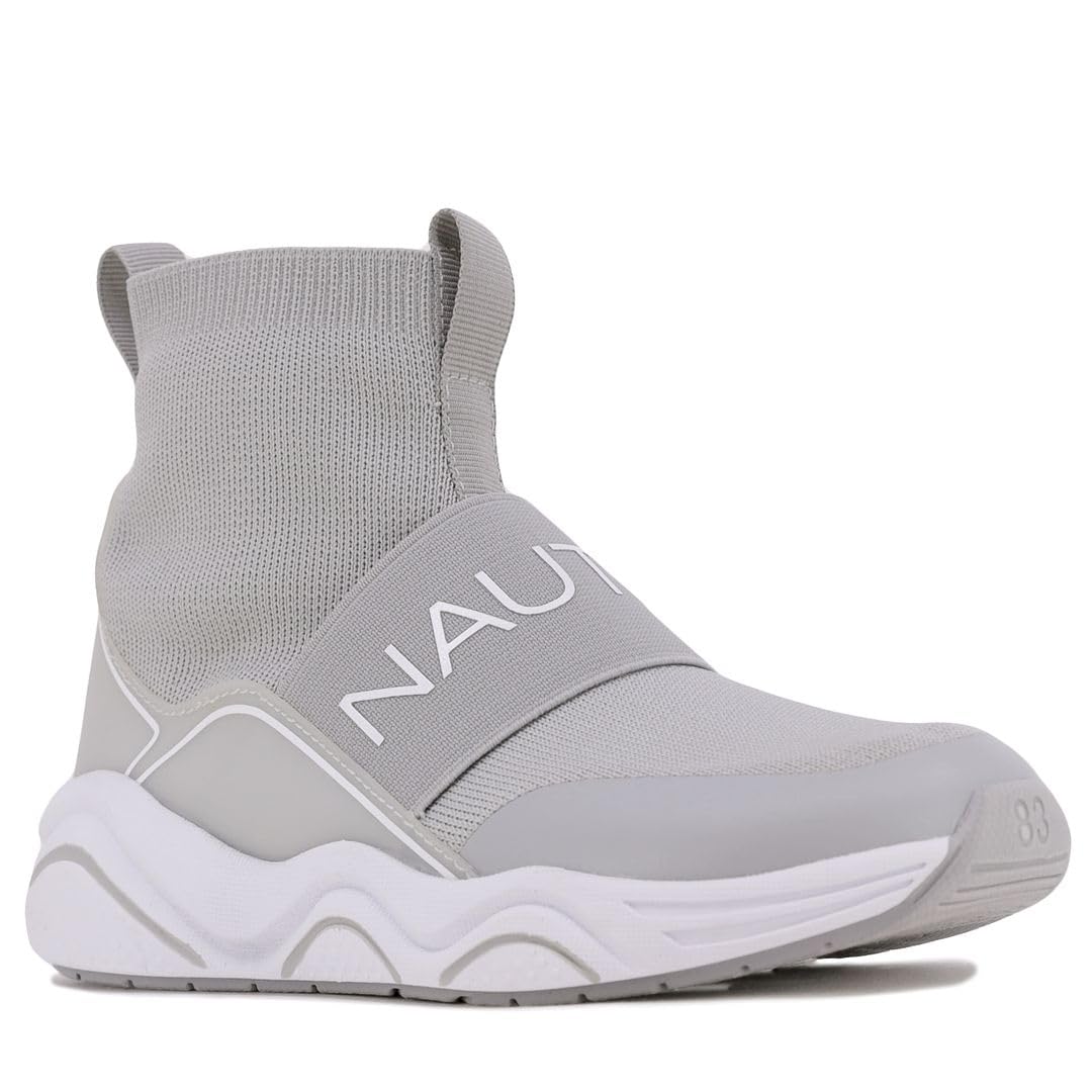 Nautica Kids Boys High Top Sock Tennis Sneaker