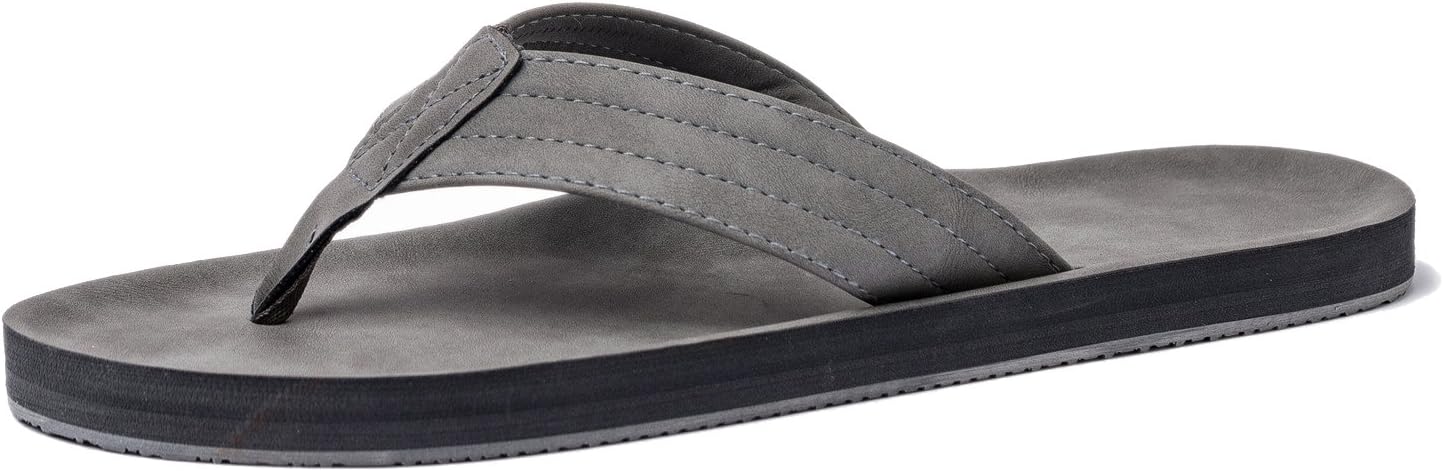 Mens Flip Flops Summer Beach Sandals Extra Large Size Arch Support Slippers