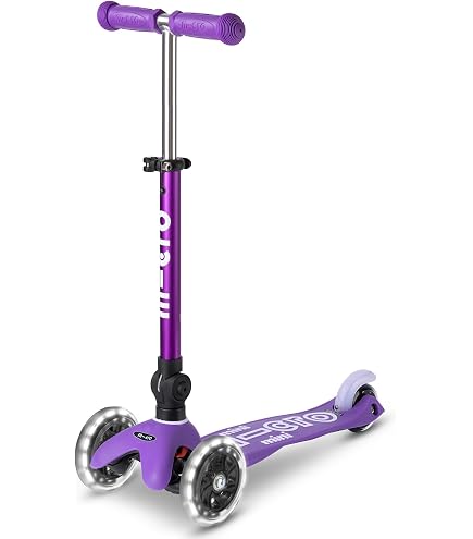 Amazon.com : Micro Kickboard | Maxi Foldable LED Kids Scooter for