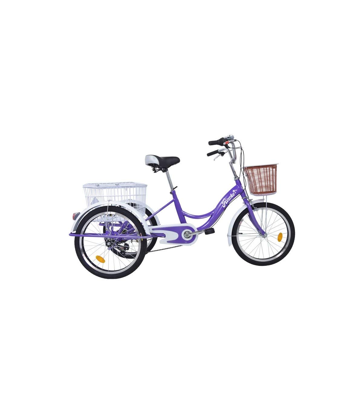 purple adult bike