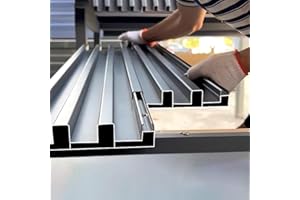 Roof Panels 2.6-6.6 Ft Long Metal Roofing Sheets, Thickened Aluminum Insulated Roof Cladding Board, Waterproof Carport Stable
