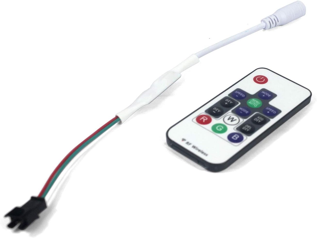 Taikuwu WS2811 and WS2812B DC5-12V 14keys Wireless RF Led RGB Controller 358 Kinds of Changes Digital Color LED Light Pixel Strip modules - Image 3