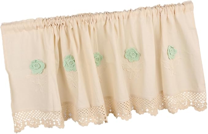 Amazon.de: Gazechimp Kurz Scheibengardine Landhaus, für Küche Tür