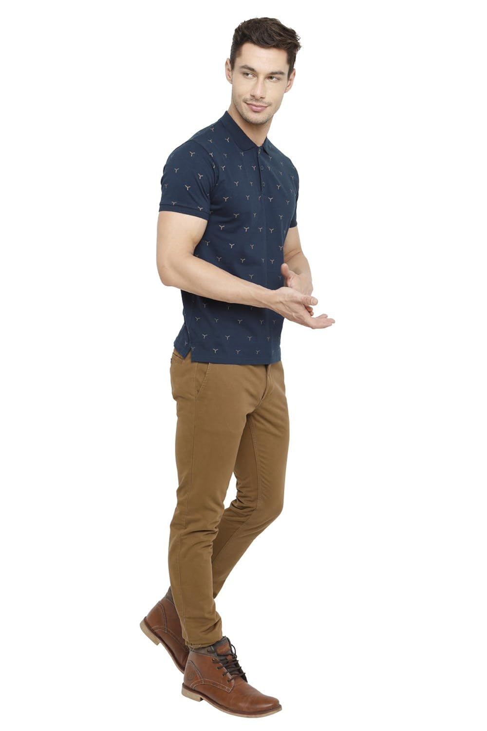 genius18 men's cotton t-shirt