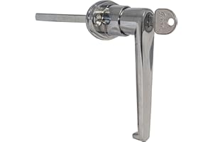 Buyers Products L-Type Locking Door Handle - 3-1/2 Inch Handle Length with CL001 Key
