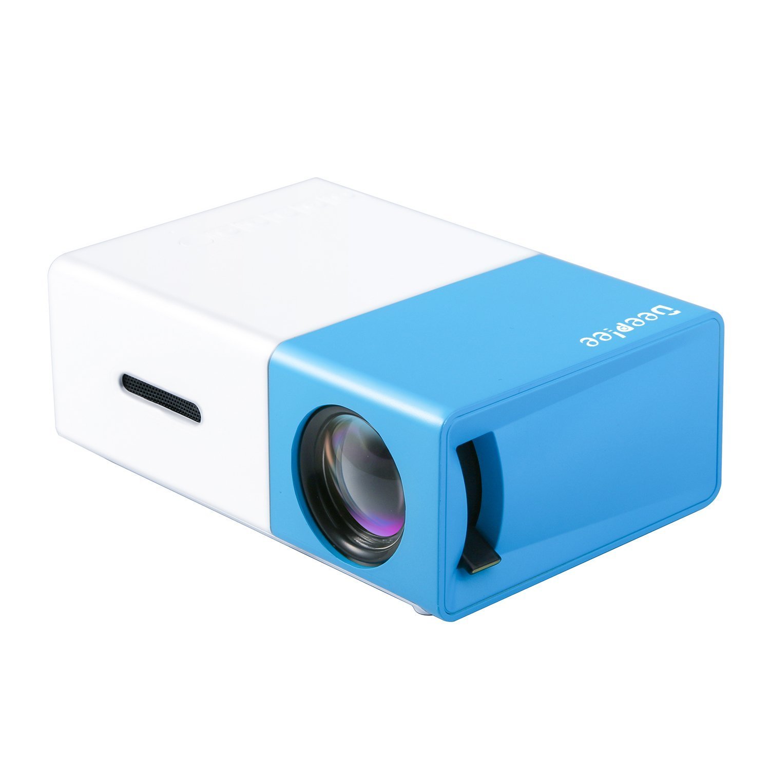 DeepLee DP300 Mini Projector, Portable LED Projector Home Cinema Theater with PC Laptop USB/SD