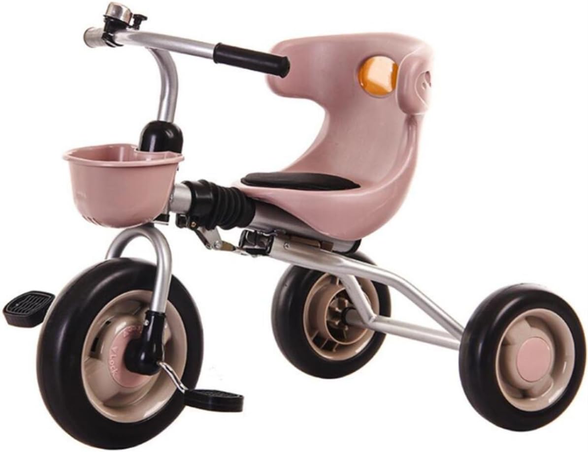 MHGAO Folding Portable Children Tricycle Bike Baby Bike 1-3 Year Old Baby Carriage
