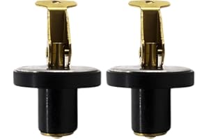 MARINE CITY Brass Snap Lock Baitwell Plugs Strong and Sturdy Fine Finish Drain Plug with Innovative Design for Boats, Yachts, Kayaks, Marines