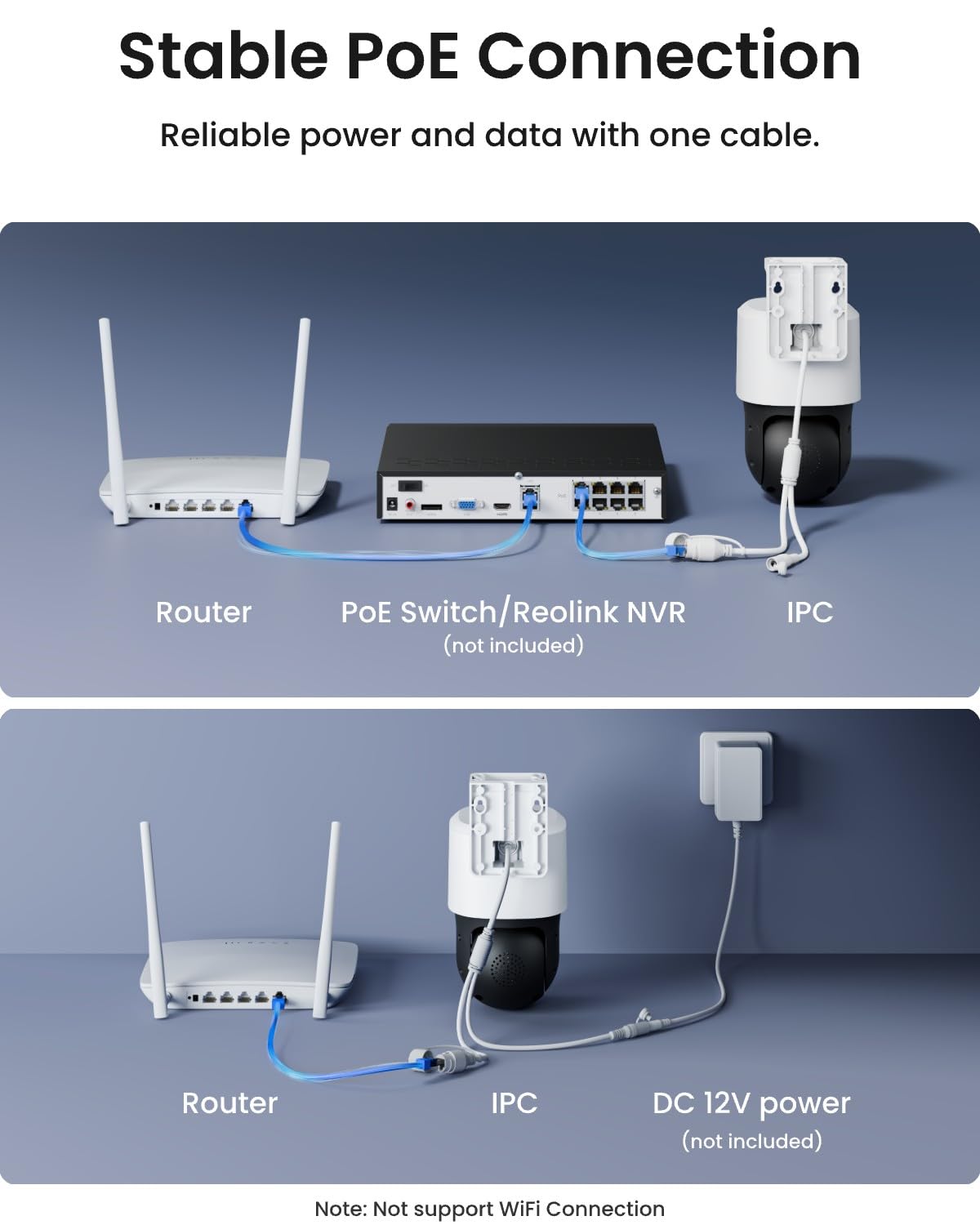 REOLINK PTZ Security Camera System 4K, IP PoE 360 Camera with Dual-Lens, Auto 6X Hybrid Zoomed Tracking, 355 Pan & 90 Tilt, Outdoor Surveillance, AI Detection, TrackMix PoE