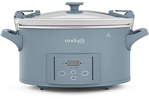 Crock-Pot Design Series 7-Quart Programmable Slow Cooker, Morning Haze Blue