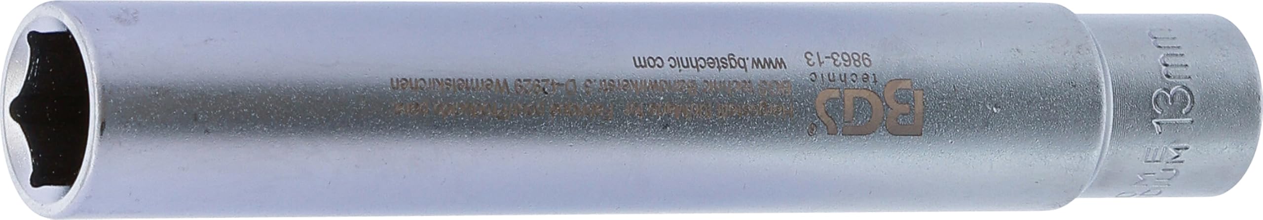 BGS 9863-13 | Socket, Hexagon, extra deep | 10 mm (3/8 ") Drive | 13 mm