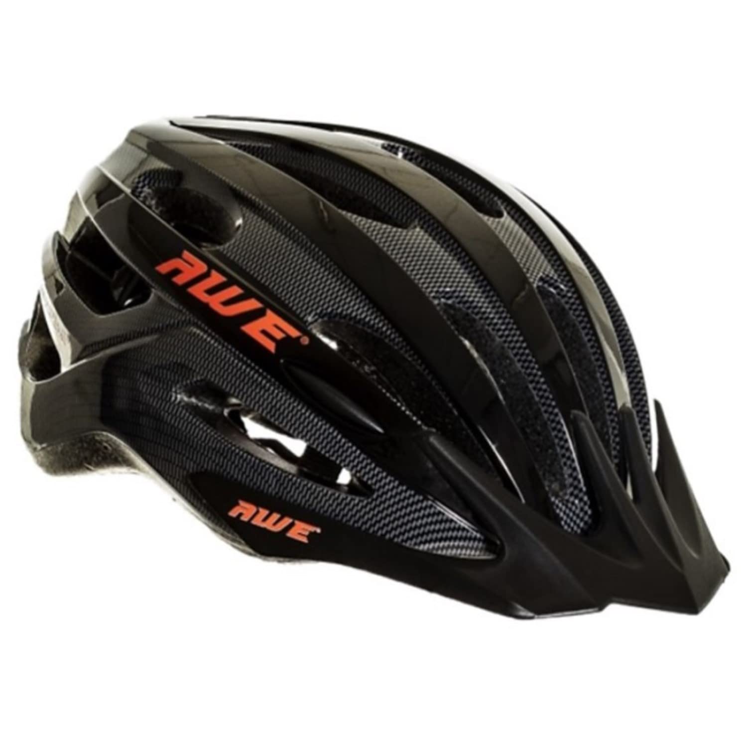 AWE AWEAir™ In Mould Adult Bike/E-Bike Helmet 55-58cm Black/Carbon FREE 5 YEAR CRASH REPLACEMENT*