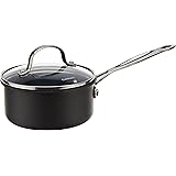 Cuisinart 1-Quart Saucepan, Chef's Classic Nonstick Hard Anodized Saucepan w/Cover, 619-14